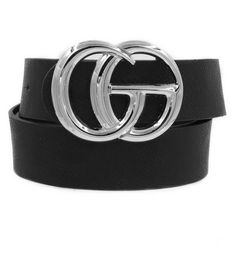 A simple twist on a classic Gucci style belt for women. Same look and feel, but without the hefty price tag. They feature a gorgeous faux leather strap and a fashion buckle! Model Info: Models are 5'7", Size 2 Sizing: 24-32 Belt Length Measures: 43" Belt Width Measures: 1" Gg Belt, Gucci Style, Luxury Belts, Belt For Women, Gucci Fashion, Fashion Belts, Brown Leopard, Metal Ring, Leather Buckle