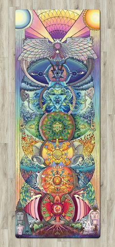 Our mats are simply the most vibrant reproduction of artwork available on a yoga mat. We developed a unique, high-performance surface material for our mats - the artwork is encased inside of a rubbery, grippy, and supple material made from organic materials. Yoga Inspiration Art, Korean Diet Plan, Art Chakra, Yoga Kunst, Body Chakras, Botany Illustration, Yoga Girls, Yoga Mats Best