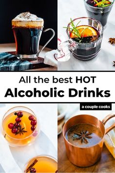 all the best hot alcoholic drinks