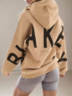 Hip Pop Letter Print Oversized Hoodie Oversized Hoodie Outerwear With Letter Print, Cozy Letter Print Outerwear For Streetwear, Oversized Hoodie For Fall In Athleisure Style, Oversized Athleisure Hoodie For Fall, Oversized Hooded Top For Leisure, Oversized Winter Hoodie For Leisure, Oversized Long Sleeve Outerwear For Leisure, Oversized Letter Print Hoodie For Winter, Oversized Sweatshirt With Drawstring Hood For Leisure