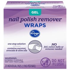 Kroger® Gel Nail Polish Remover Wraps Beauty, Makeup, Nails Gel Nail Polish Remover, Polish Remover, Nail Polish Remover, Gel Nail, Gel Nail Polish, Makeup Nails, Shopping List, Beauty Products, Gel Nails