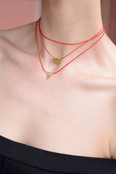 Handmade 18K Gold Plated Red Silk String Necklaces | Gold Plated on 925 Sterling Silver| Perfect gift for her | Minimalist Necklaces| %100 925 Sterling Silver, 18K Gold Plated Earring with Love and Care with signature of Red String. Which gives you power, luck and protection for nazar, bad thoughts and ills. Size is adjustable; Shortest look 18 Longest look 21 inches WE CAN ALSO MAKE ANY SIZE AND MATERIAL YOU WANT IT TO BE :) -All our jewelry s are special design. -Customizable design. PACKING: Red Minimalist Pendant Necklace, Minimalist Red Pendant Necklace, Minimalist Red Jewelry As Gift, Minimalist Red Necklace For Her, Minimalist Red Necklace As Gift For Her, Minimalist Necklaces, Necklaces Gold, Red String, Solid Gold Necklace