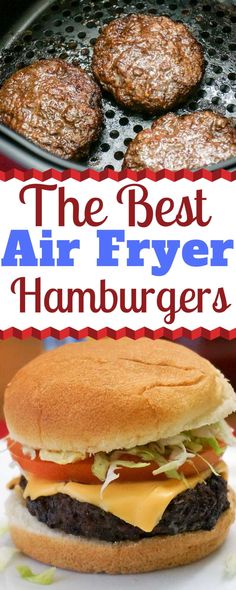 the best air fryer hamburgers