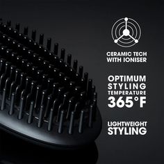 Perfect for second day hair, ceramic technology with ionizer heats the brush to the optimum styling temperature of 365ºF for healthier looking hair. Smooth flyaways and re-style 2nd day hair with the award winning glide hot brush. Features dual-action ceramic heater technology and ionizer to smooth hair easily. A combination of high density short and long bristles allow for large sections of hair to be styled for salon smooth natural movement. Key Benefits: Ceramic technology with ionizer smoothes hair and eliminates frizz Combination of high density short and long bristles allow for larger sections of hair to be styled 25 second heat up time Automatic sleep mode after 60 minutes of non-use 2 year warranty Preset to the optimum styling temperature of 365°F for optimum styling Universal vol Hot Brush, Ghd Hair, Second Day Hairstyles, Ceramic Heater, Ceramic Hair, Hair Brush Straightener, Natural Movement, Straightening Brush, Christmas Gift Sets