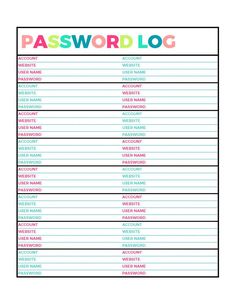 a printable passport log is shown with the word's name and numbers on it