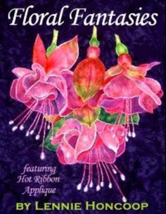 the cover of floral fantassies featuring pink flowers