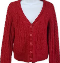 Womens Sweater, Button Front Cardigan, Cable Knit Cardigan, Cable Knit, Knit Cardigan, New Color, American Eagle Outfitters, American Eagle, Sweaters For Women