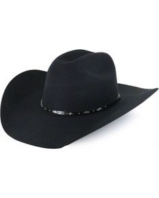 Cody James® Men's Drifter 3X Rider Crown Wool Hat, Black, hi-res Country Style Black Hat Bands For Ranch, Black Hat Band For Western-themed Events, Classic Black Hat Bands For Western-themed Events, Black Wide-brim Fedora For Western-themed Events, Black Cowboy Hat For Ranch, Country Hats, Felt Cowboy Hats, Rodeo Outfits, Kentucky Derby Hats