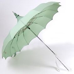 Pagoda Umbrella, Green Umbrella, Under My Umbrella, Singing In The Rain, Umbrellas Parasols, Minty Green, Hijab Chic, Mint Color