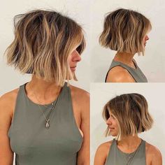 40 Best Short Blunt Bob Haircuts Ideas For Women of All Ages Haircuts Ideas For Women, Short Bob Cuts, Light Curls, Trendy Bob Hairstyles, Choppy Bob Haircuts, Best Bob Haircuts, Haircuts Ideas, Textured Haircut, Textured Bob