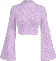 Fitted Cropped Winter Top, Casual Purple Ribbed Top, Fitted Winter Crop Top, Purple Ribbed Stretch Top, Purple Stretch Ribbed Tops, Stretch Purple Ribbed Tops, Stretch Ribbed Purple Tops, Purple Long Sleeve Stretch Crop Top, Purple Stretch Long Sleeve Crop Top