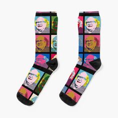 Super soft all-over printed knit socks with extra cushioning in the sole. Suitable for men and women. Danny DeVito Art Socks, Danny Devito, Socks For Sale, Knitting Socks, Crew Socks, Multi Color, Pop Art, Socks, Yarn