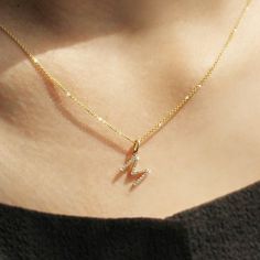 Natural Diamond Pave A to Z Initial Pendant Necklace, 14K Gold ✨💎 DOUBLE SHINING, DOUBLE SPARKING ✨ Solid 14K gold with Authentic 14K Stamp 100% natural diamonds Free Shipping & Returns *Learn more Customization is welcomed 👍 Recommendations As an everyday jewelry As a gift for your soulmate ❤️ 💎 Features Featuring 100% natural sparkling diamondsThe diamonds colors are G-H and clarity areSI1-SI2The total diamond weight is between 0.04 and 0.09 carats, depending on each initial. ALL OCCASION G Z Pendant, Z Initial, Letter Charm Necklace, Post Insta, Diamond Initial Necklace, Initial Necklaces, Gold Designs, Diamond Free, Letter Charm