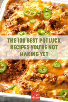 the best potluck recipes you're not making yet are on this list