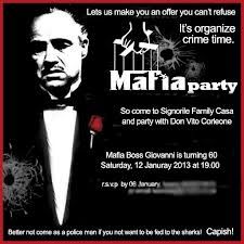 a party flyer for an event with a man in a tuxedo on it