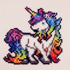 an image of a cross stitch pattern of a unicorn