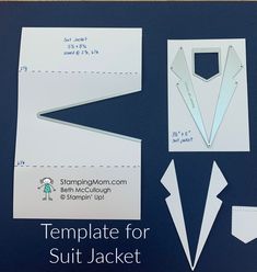 the template for suit jacket is cut out and ready to be sewn