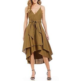 C/MEO Vision Of You Hi-Low Faux Wrap Tiered Tie Front Midi Dress Sundresses Women, Dillard's, Sunny Days, Sundress, High Low Dress, Midi Dress, Womens Dresses, Dresses, Clothes