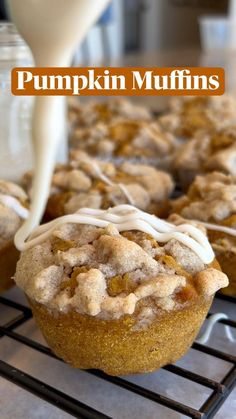 Pin on Pumpkin Recipes Moist Pumpkin Muffins, Best Pumpkin Muffins, Nutella Muffin, Pumpkin Streusel, Muffins Blueberry, Pumpkin Streusel Muffins, Pumpkin Muffins Easy, Morning Glory Muffins, Small Batch Baking