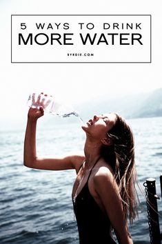 Are you drinking enough H20? Here are 5 ways to trick yourself into drinking more water. // #Health #Skincare Beauty Elixir, 5 Ways, Get Healthy, Drinking Water, Beach Life, Get Fit, Healthy Life, The Ocean