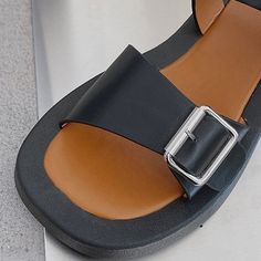 Women Ankle Strap Adjustable Buckle Straps Platform Sandals Summer Roman Open Toe Beach Flat Thick Bottome Ladies Sandals Beach Wedge Sandals With Heel And Toe Straps, Beach Wedge Sandals With Heel And Single Toe Strap, Beach Wedge Sandals With Strap And Closed Toe, Beach Wedge Sandals With Closed Toe And Strap, Beach Closed Toe Wedge Sandals With Strap, Closed Toe Wedge Sandals With Strap For Beach, Beach Wedge Sandals With Strap, Beach Wedge Sandals With Buckle Closure, Open Toe T-strap Sandals For Vacation