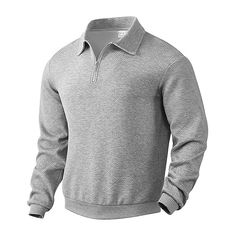 Season:Fall  Winter; Fabric:Polyester; Sleeve Length:Long Sleeve; Look After Me:Washable,Wet and Dry Cleaning; Gender:Men's; Style:Basic,Casual,Streetwear; Elasticity:Micro-elastic; Tops Type:Basic Sweatshirts; Occasion:Daily,Sportswear,Going out,Holiday,Sports  Outdoor; Fit Type:Regular Fit; Pattern:Plain; Neckline:Half Zip; Sports Clothing Sub Category:Sweatshirt,Quarter Zip Sweatshirt; Front page:FF; Listing Date:08/27/2024; Bust:; Length:; Shoulder Width:; Sleeve: Half Cardigan Sweater, Sweat Vintage, Half Cardigan, Party Jackets, Retro Sweater, Collared Sweatshirt, Sweatshirt Zipper, Suit Shirts, Quarter Zip Sweatshirt