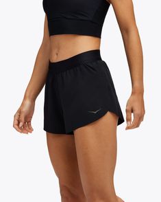 Race Day Split Short Women's Running Shorts, Running Silhouette, Short For Women, Cute Workout Outfits, Split Legs, Running Shorts Women, Hoka One One, Race Day, Range Of Motion