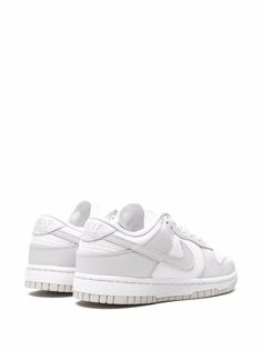 Nike Dunk Low "Photon Dust" Sneakers - Farfetch Swoosh Logo, Nike Dunk Low, Low Sneakers, Nike Cortez Sneaker, Dunk Low, Nike Dunk, Nike Dunks, Nike Air Force Sneaker, Sneakers White