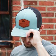 BEST SELLER!! Our Signature Leather Patch Hat comes in 3 different color ways!  #southern #southernstyle #hunting #fishing #huntingseason #oldsouth #oldsouthapparel - Shop Online at OldSouthApparel.com Curved Brim Trucker Hat For Travel, Trucker Style Hat With Curved Brim For Travel, Trucker Hat With Curved Brim For Travel, Flat Brim Trucker Hat For Travel, Spring Outdoor Snapback Hat With Curved Bill, Curved Bill Baseball Cap For Summer Camping, Outdoor Spring Snapback Hat With Curved Bill, Curved Bill Snapback Hat For Spring Outdoor, Summer Trucker Hat With Curved Brim For Camping