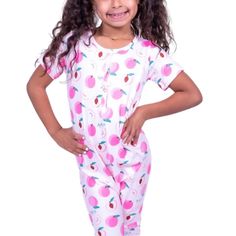 Peaches Comfy Cute Sleepwear Onesie. Perfect For Relaxing At Home Or A Onesie Party With Friends! Brand New In Plastic Sanitized Sealed Wrap. True To Size. This Onesie Can Also Be Paired As A Mommy And Me Set With Our Kids Set. Available In Our Closet! Playful Pink Onesie For Playdate, Playful Summer Onesie For Sleepovers, Playful Onesie For Summer Sleepovers, Playful White Onesie For Playdate, Fitted Summer Onesie For Bedtime, Summer White Onesie For Bedtime, White Summer Onesie For Bedtime, Playful Fitted Onesie For Sleepovers, White Summer Bedtime Onesie