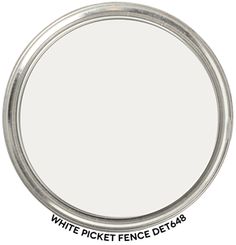 a white circular mirror with the words decorator's white o - ring