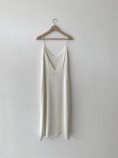 SADE SILK SLIP DRESS | IVORY – Kamperett Silk Dresses With Delicate Straps For Daywear, Elegant Unlined Maxi Dress For Brunch, Silk Slip Dress With Delicate Straps For Summer, Silk Midi Dress With Spaghetti Straps, Classic Silk Midi Slip Dress, Summer Silk Slip Dress With Delicate Straps, Classic Silk Midi-length Slip Dress, Silk Spaghetti Straps Dress For Daywear, Silk Dress With Delicate Straps