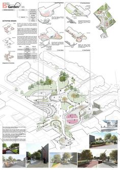 an architectural drawing shows the various areas that are present in this project