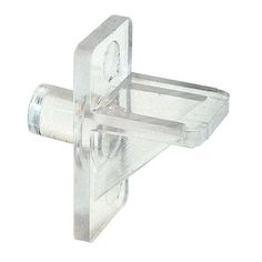 a clear plastic object on a white background