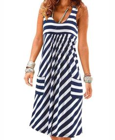 Get your favorite look with POLLINA STRIPED DRESS Loose fit Light comfortable fabric Elegant design Mini length Pockets SIZE BUST LENGTH S cm 90 85 inches 35.4 33.5 M cm 94 86 inches 37 33.9 L cm 98 87 inches 38.6 34.3 XL cm 102 88 inches 40.2 34.6 2XL cm 106 89 inches 41.7 35 3XL cm 110 90 inches 43.3 35.4 4XL cm 114 91 inches 44.9 35.8 5XL cm 118 92 inches 46.5 36.2 CARE INSTRUCTIONS: Don't Bleach, Don't dry clean, Don't iron, for a better washing results use hand wash in water temperature 30° Sleeveless Geometric Pattern Summer Dresses, Sleeveless Summer Dress With Geometric Pattern, Simple Sleeveless Dress, Striped Shift Dress, Striped Sleeveless Dress, Short Dresses Casual, Crop Top Blouse, Retro Stil, Look Chic