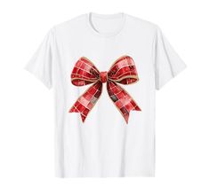 Christmas Coquette Bow Kawaii Tee T-Shirt