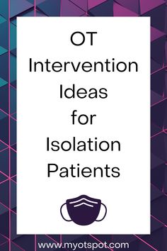 Here are our top functional occupational therapy intervention ideas for your isolation patients, perfect for any adult rehab setting and any type of isolation precaution! Isolation Precautions, Acute Care, Classic Card, Career Change, Occupational Therapy, Dollar Stores, Psychology, Career