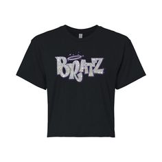 Update your casual style with this Juniors' Bratz Sparkle Logo Cropped Tee. Update your casual style with this Juniors' Bratz Sparkle Logo Cropped Tee. FEATURES Short sleeves CrewneckFABRIC & CARE Cotton Machine wash Imported Size: Small. Color: Black. Gender: female. Age Group: kids. Pattern: Graphic. Bratz Shirt, Bratz Costume, Bratz Clothes, Sparkle Logo, Bday Shoot, Brat Doll, Birthday Party Shirt, Kids Pattern, Doll Costume