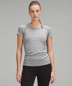 Swiftly Tech Short-Sleeve Shirt 2.0 | Women's Short Sleeve Shirts & Tee's | lululemon Lululemon Swiftly Tech Short Sleeve, Lululemon Shirt, Swiftly Tech Short Sleeve, Lululemon Swiftly Tech, Lululemon Swiftly, Short Sleeve Shirt Women, Swiftly Tech, Lululemon Women, Hip Length