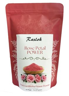 PRICES MAY VARY. 100% Natural & Pure: At Raslok, we take pride in delivering the purest form of rose petals to you. Our Rose Petal Powder is free from additives, chemicals, and preservatives, ensuring that your skin receives only the best nature has to offer. Skin Care Elegance: Unveil the secret to timeless beauty. Rose petals are renowned for their nourishing, hydrating, and rejuvenating properties. When applied as a face pack or facial mask, this powder can revitalize your skin, leaving it so