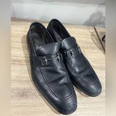 Worn Originally $900 Men’s 8.5 Good Condition Designer Plain Toe Moccasins For Formal Occasions, Designer Calf Leather Monk Strap Shoes, Designer Business Moccasins With Leather Sole, Designer Calf Leather Moccasins For Semi-formal Occasions, Designer Semi-formal Calf Leather Moccasins, Designer Semi-formal Plain Toe Moccasins, Designer Plain Toe Moccasins For Galas, Designer Leather Shoes With Moc Toe For Galas, Designer Moc Toe Leather Shoes For Galas