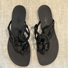 ad eBay - size 37EU  NEW HERMES Violet Black Rubber Island Women's Beach Sandals Full Set - Buy Now, click the link (eBay)