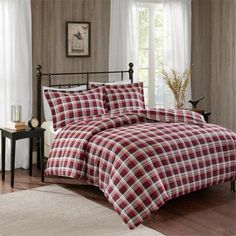 Styleyourhomewithfurniturethatexemplifiesyourexquisitetaste.Choosefromanamazingarrayofrelaxingandluxuriousbeds,sofas,tablesandmoretothegetaperfectpieceoffixtureforeveryspaceinyourhomeoroffice.SetIncludes:1comforterand2shamsSpecificationsColor:RedDimensions:7.9"Hx9.45"Wx11.81"DSize:QueenWeight:5.73lbs Flannel Duvet Cover, Twin Bedding, Red Home Decor, Full Duvet Cover, Cotton Duvet Cover, Cotton Duvet, Lounge Furniture, Duvet Sets, Duvet Cover Set