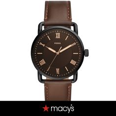 in stock Masculine Brown Leather Watch, Brown Watches With Rectangular Analog Display, Brown Watch With Rectangular Analog Display, Brown Watch With Rectangular Dial And Analog Display, Brown Rectangular Dial Analog Watch, Masculine Brown Leather Strap Watch, Masculine Brown Quartz Watch, Brown Leather Watch With Metal Dial, Brown Rectangular Dial Watch For Work