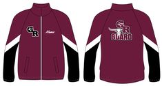 About this product: Our STADIUM warm up jacket is a loose fitting style with Raglan sleeves and an elastic waist and wrist cuffs. This design is offered with George Ranch High School custom printed lining. You must select the "Name Personalization" option and enter the personalized name of choice. If you do not want any personalization, then please select "No Personalization". Nothing will be printed with "Athlete's Dad" unless that is what is written in Name Personalization. If you select "No P Go-dry Long Sleeve Track Jacket For Sports, Stretch Long Sleeve Track Jacket With Go-dry, Moisture-wicking Long Sleeve Windbreaker For Sports Season, Long Sleeve Moisture-wicking Track Jacket For Outdoor, Versatile Long Sleeve Moisture-wicking Track Jacket, Wrist Cuffs, Raglan Sleeve, Elastic Waist, High School