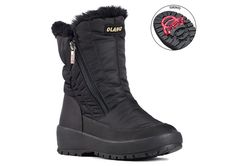 This cozy winter boot is crafted from quality Italian craftsmanship to deliver superior comfort and warmth. It features a side zipper for an easy on-and-off and a BREATHTEX waterproof membrane to ensure a dry fit. A lining enhanced with breathable insulating OLANTEX film and an ISOWARM insole made of 90% wool with insulating and reflective silver foil keep feet in warm cushioned comfort. A blend of wool, polyester and imitation fur enhances warmth and breathability while a mid-sole guarantees impact and compression resistance. An Italian sole is reinforced at the bottom of the rod for heel and toes. It features 16 stainless steel spikes, built-in swiveling and folding OC System® with flow channel to deliver secure non-slip grip and traction. Heel Height: approximately 2 inches. Shaft Heigh Ice Cleats, Cozy Winter Boots, Black Winter Boots, Sas Shoes, Orthopedic Shoes, Winter Boots Women, Shorts With Tights, Womens Clogs, Court Shoes