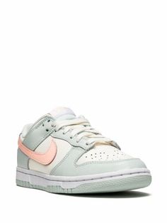 Nike Dunk Low Sneakers "Barely Green" - Farfetch Nike Tenis, Dunk Lows, Green Sneakers, Green Item, Nike Dunk Low, Low Sneakers, May 21, Dunk Low, Nike Dunk