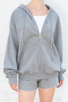 Sweatpants & Sweatshirts – Brandy Melville Christy Hoodie Brandy Melville, Carla Hoodie, Christy Hoodie, Zip Through Hoodie, Blue Chocolate, Thigh High Boots Heels, Pale Green, Grey Hoodie, Brandy Melville