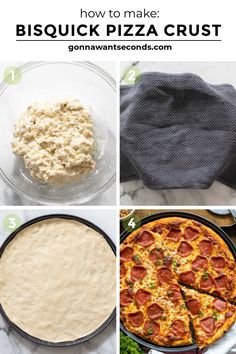 how to make biscuit pizza crust