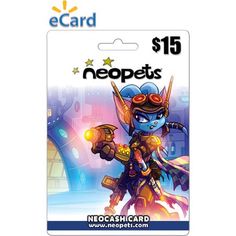 a card with an image of a cartoon character on it